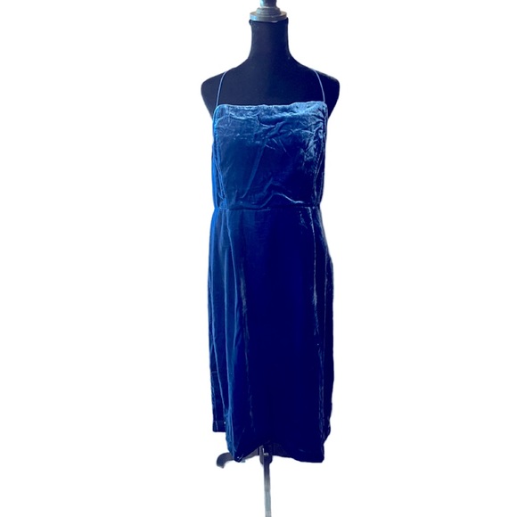 blue dresses for wedding nearby Satin Corset Formal Guest Long Mermaid with slit Custom color / US20W Collection_EOSSale25 But you should pay Blue & Green Ombre US Size:0